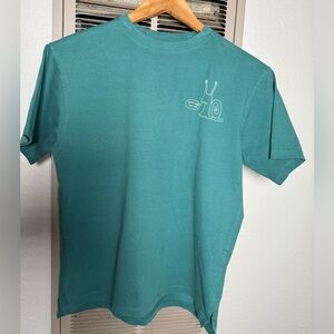 Zara Teal Crew Neck T-Shirt
